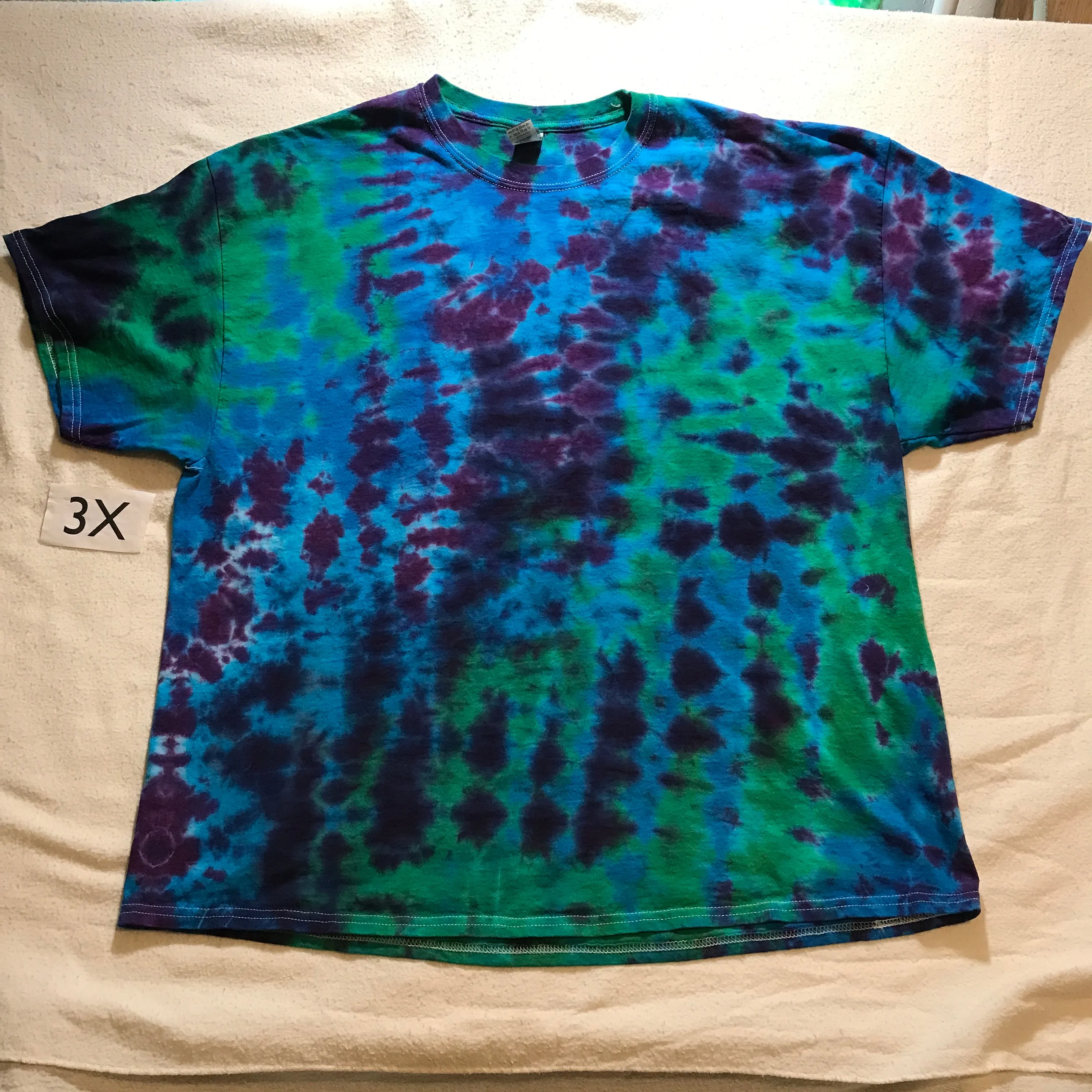 3X Tie-Dye Storm Radar Design Tee ~ from video