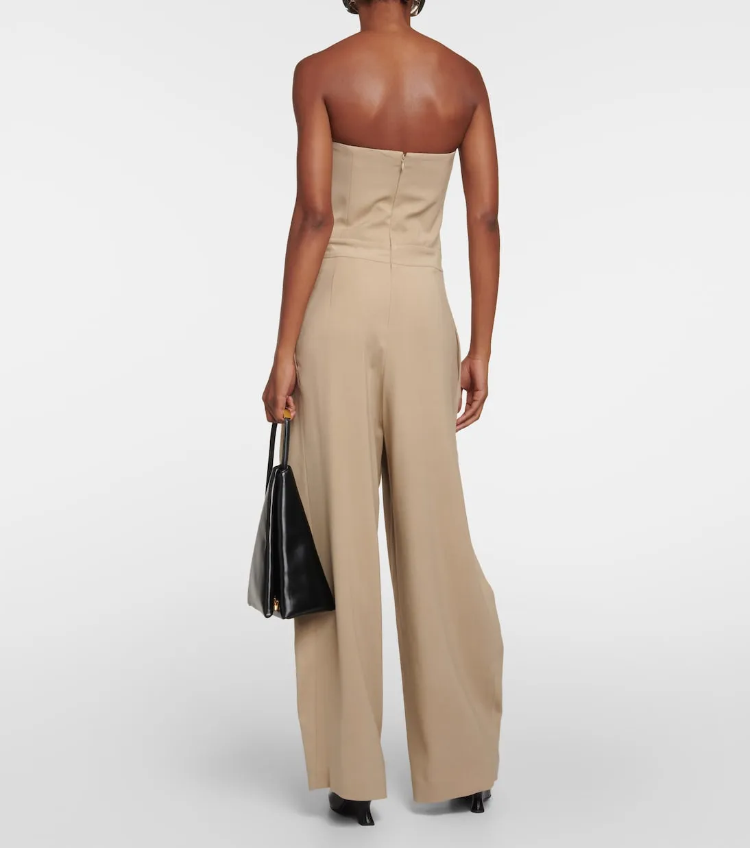 Ami Paris strapless jumpsuit, brown