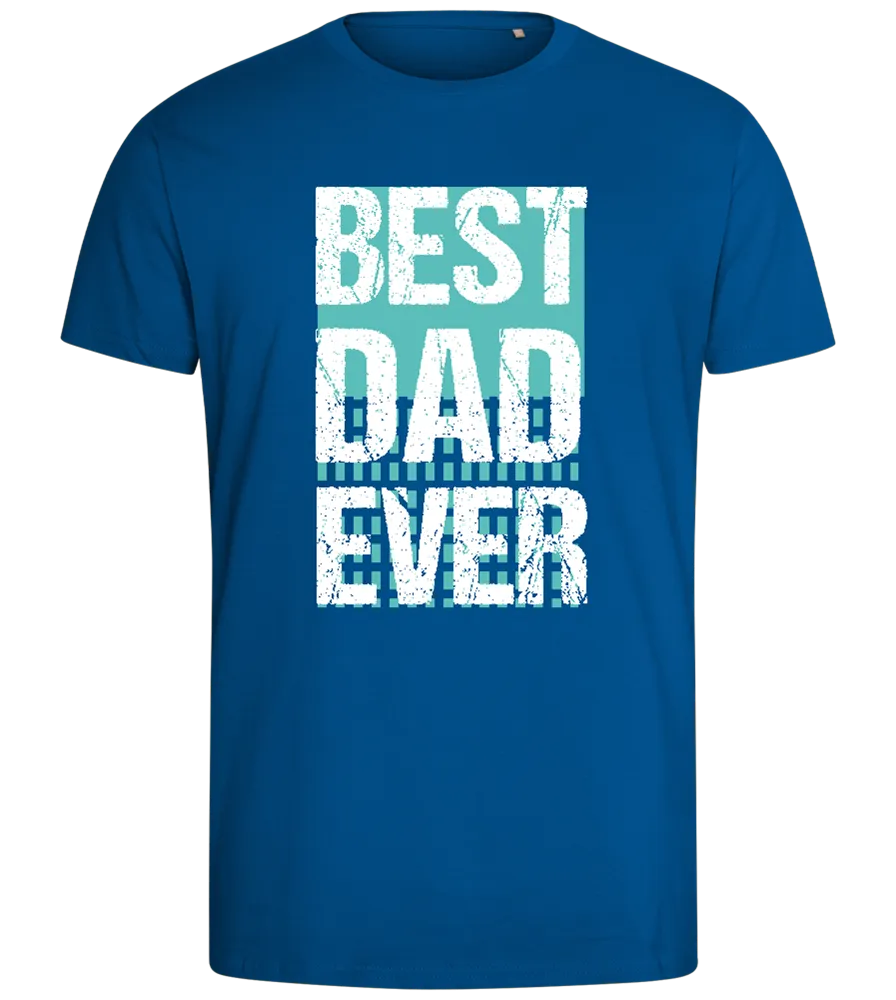 Best Dad Ever Grunge Design - Comfort men's fitted t-shirt