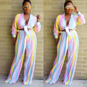 BOSS BEACH - Palazzo Pants Set