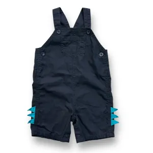 Boys Carter's Size 18 Months Dark Gray Dino Accent Overalls