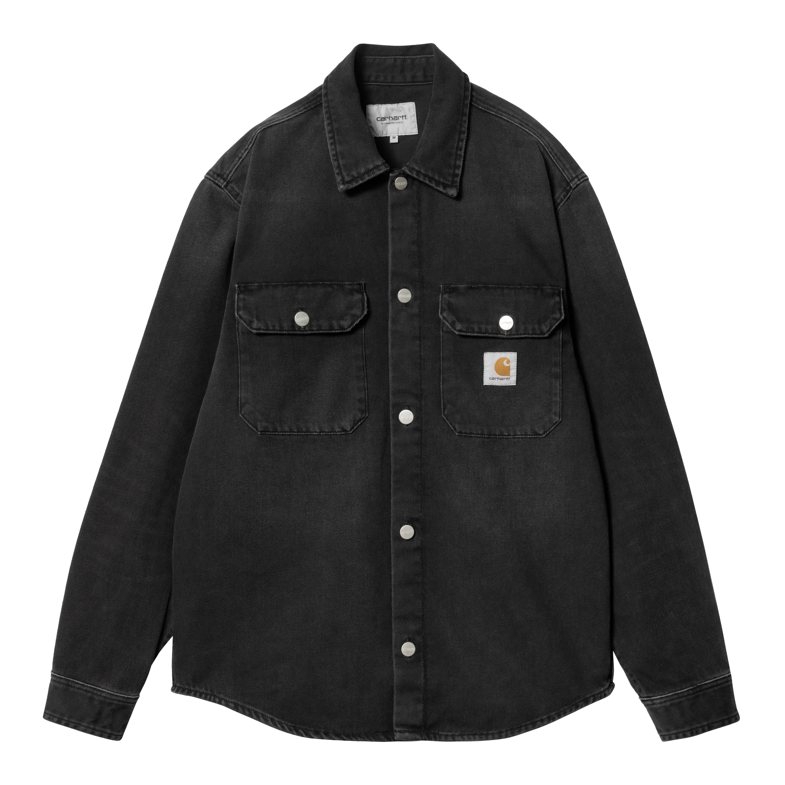 Carhartt WIP Harvey  Shirt Jacket Olympia Denim - Black Dark Used Wash