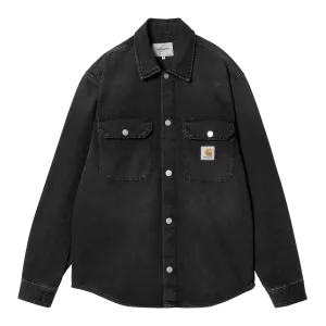 Carhartt WIP Harvey  Shirt Jacket Olympia Denim - Black Dark Used Wash