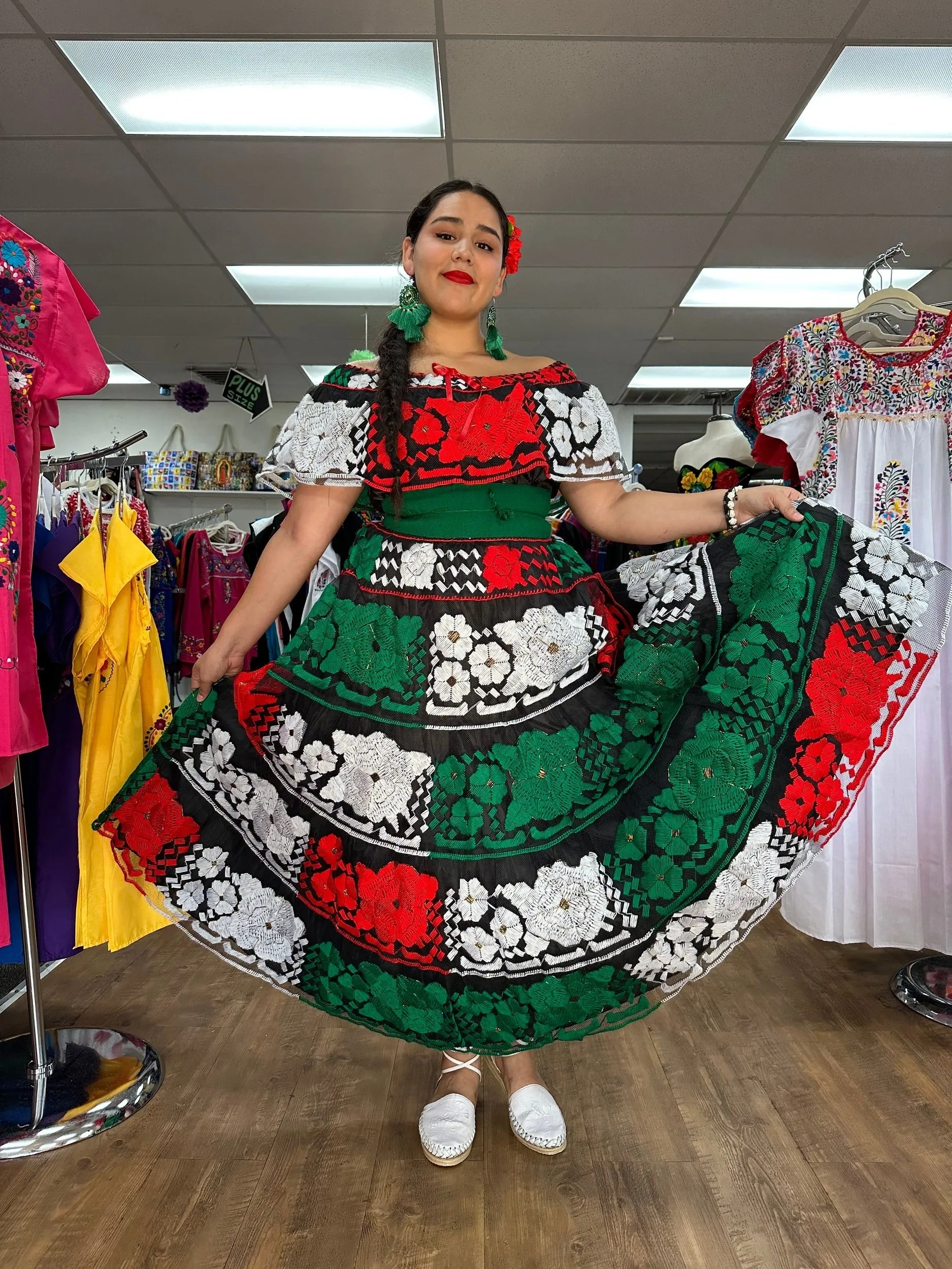 Chiapaneca Tricolor Dress