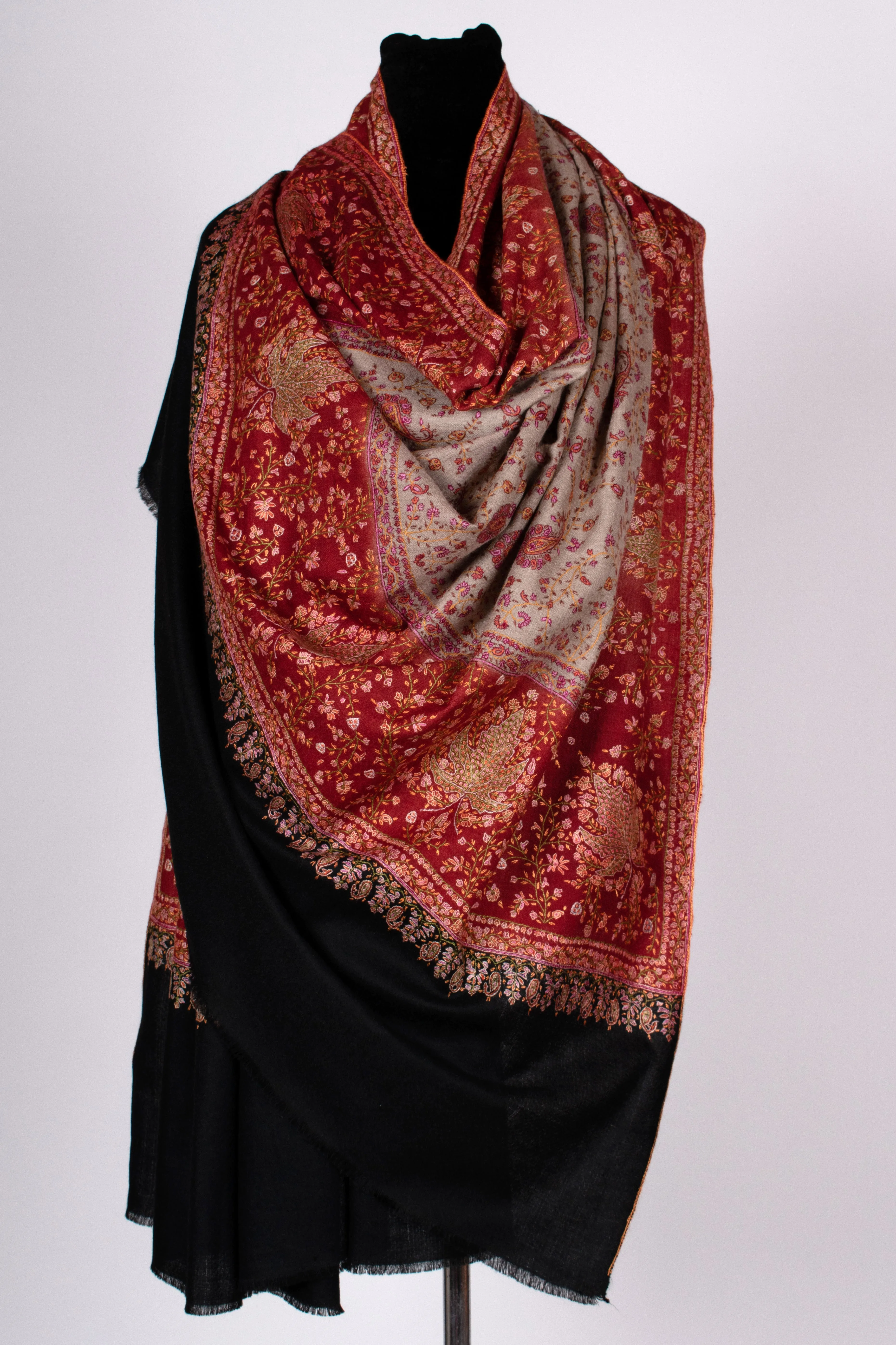 Chinar Jaali Bridal Wear Pashmina Shawl