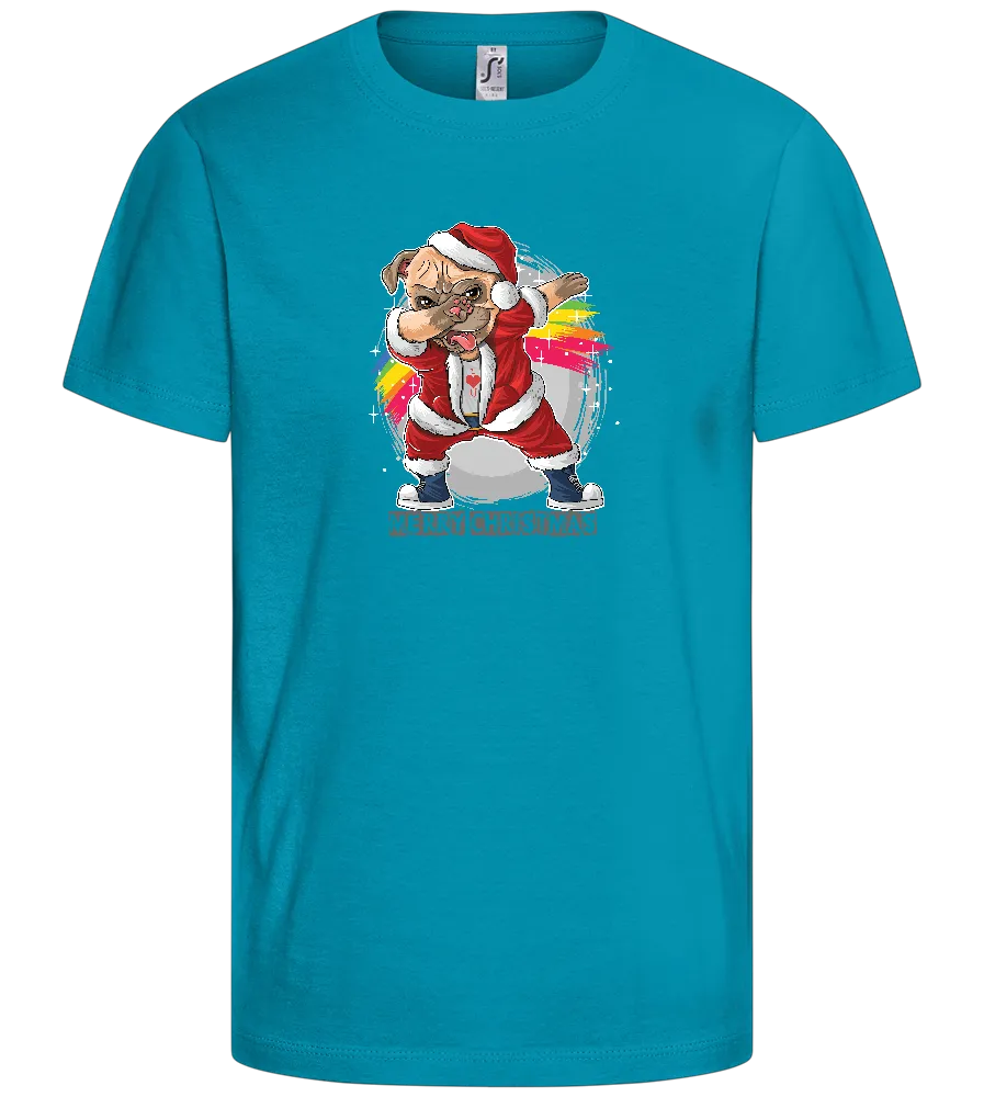 Christmas Pug Dab Design - Comfort kids fitted t-shirt