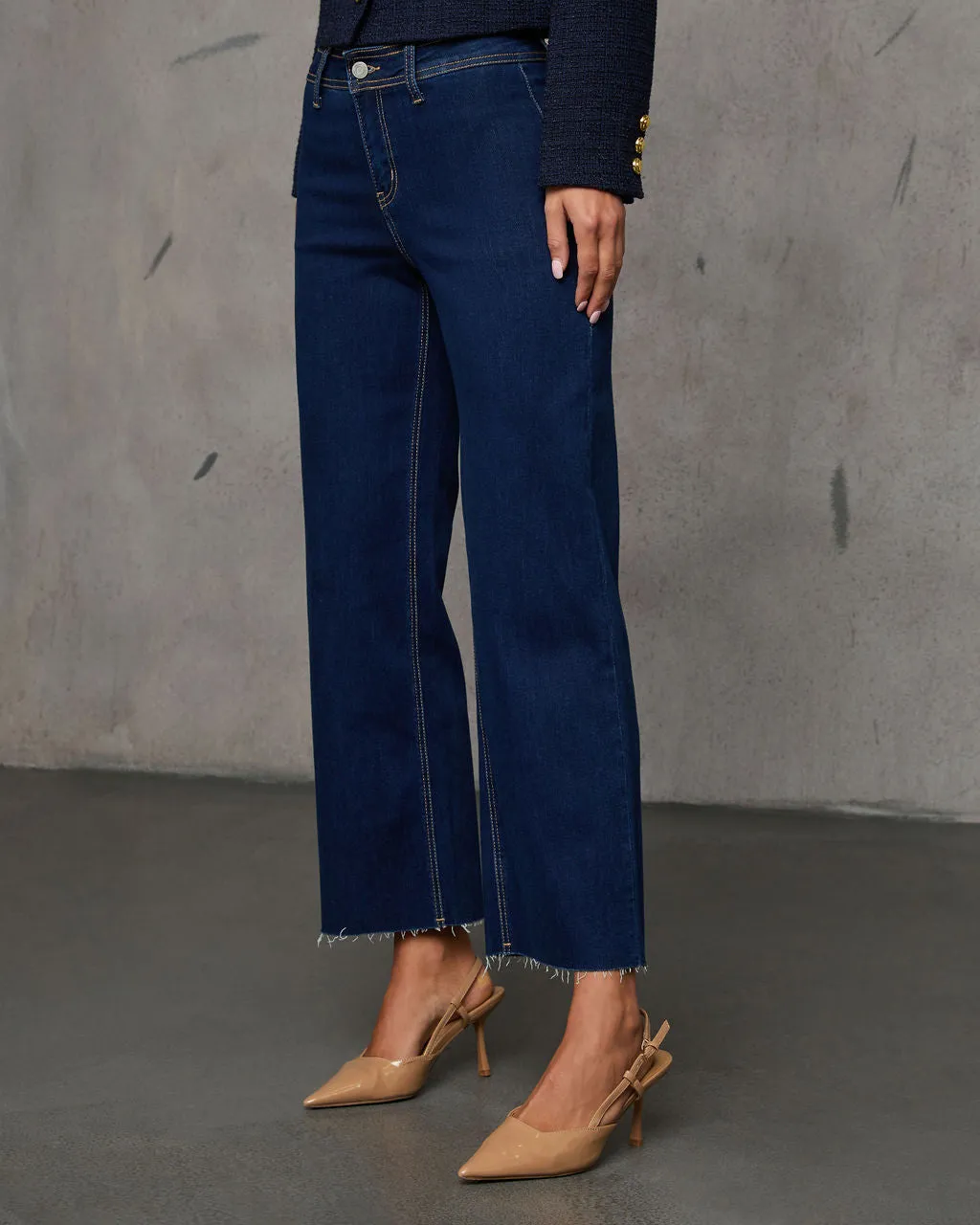 Close Encounter High Rise Wide Leg Denim