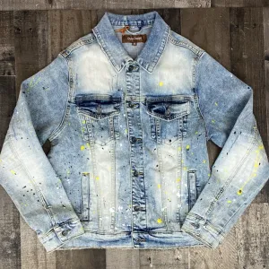 Crysp Denim- painted Jean Jacket