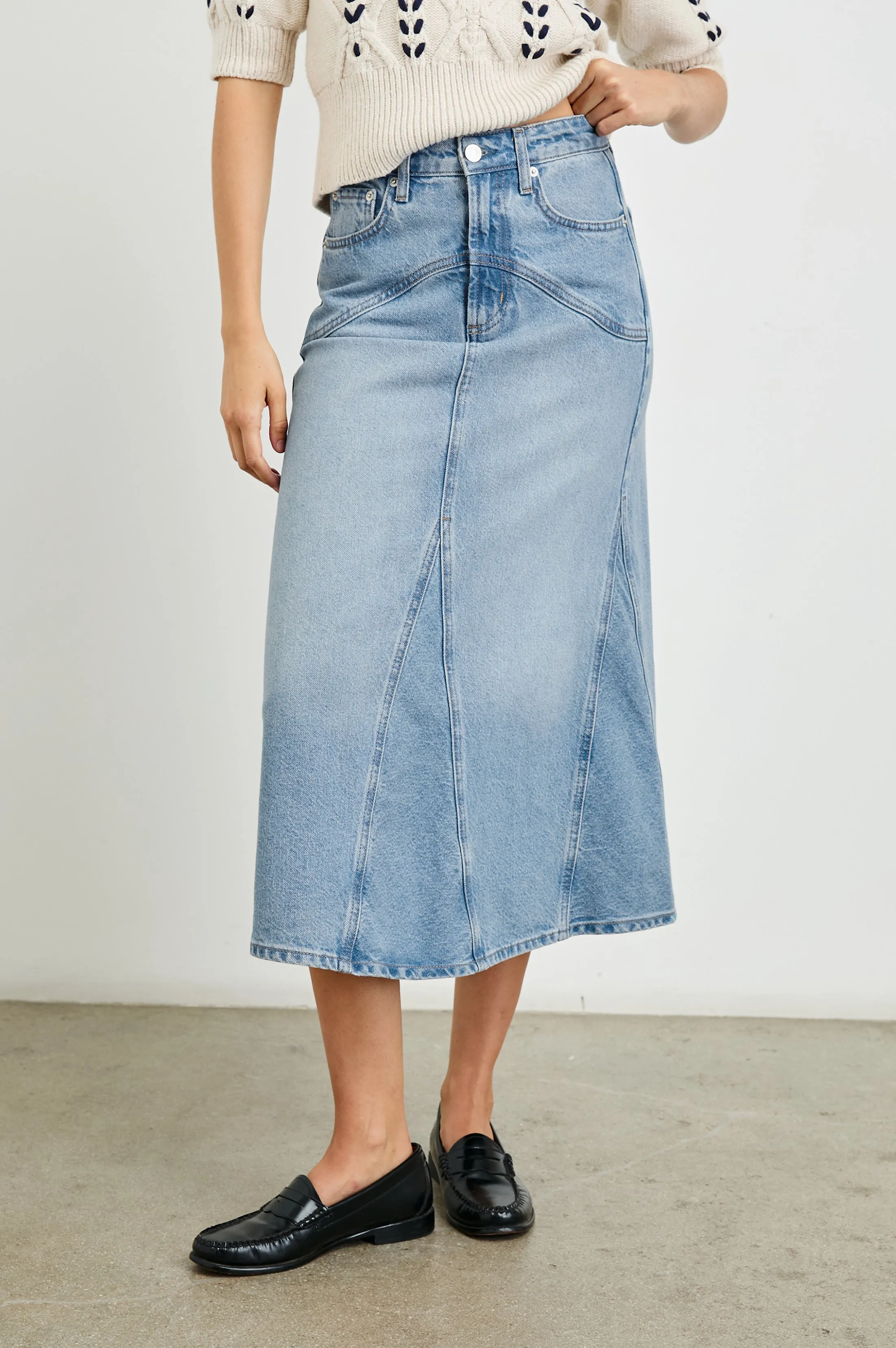 DEL REY SKIRT - ORIGINAL BLUE