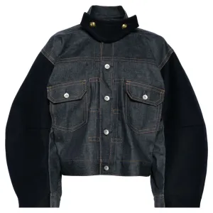 Denim x Wool Melton Jacket