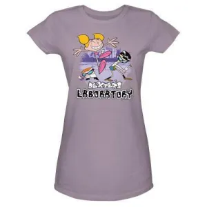 Dexter's Laboratory "Cutting In" Juniors T-Shirt