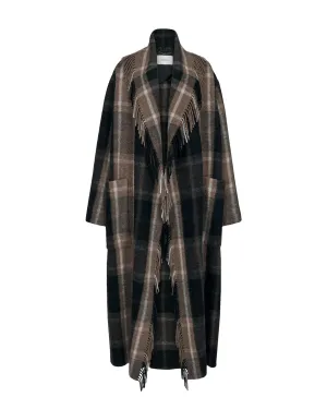 Dorothee Schumacher Checked Comfort Cape