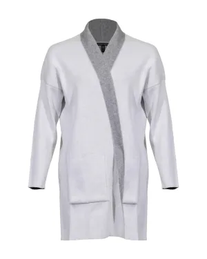 Eileen Fisher Peruvian Long Cardigan White