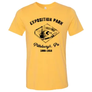 Exposition Park T Shirt | Exposition Park Heather Yellow Gold T Shirt