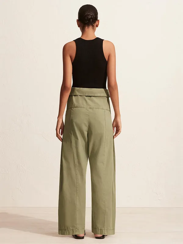 Fisherman Drawcord Pant in Oregano