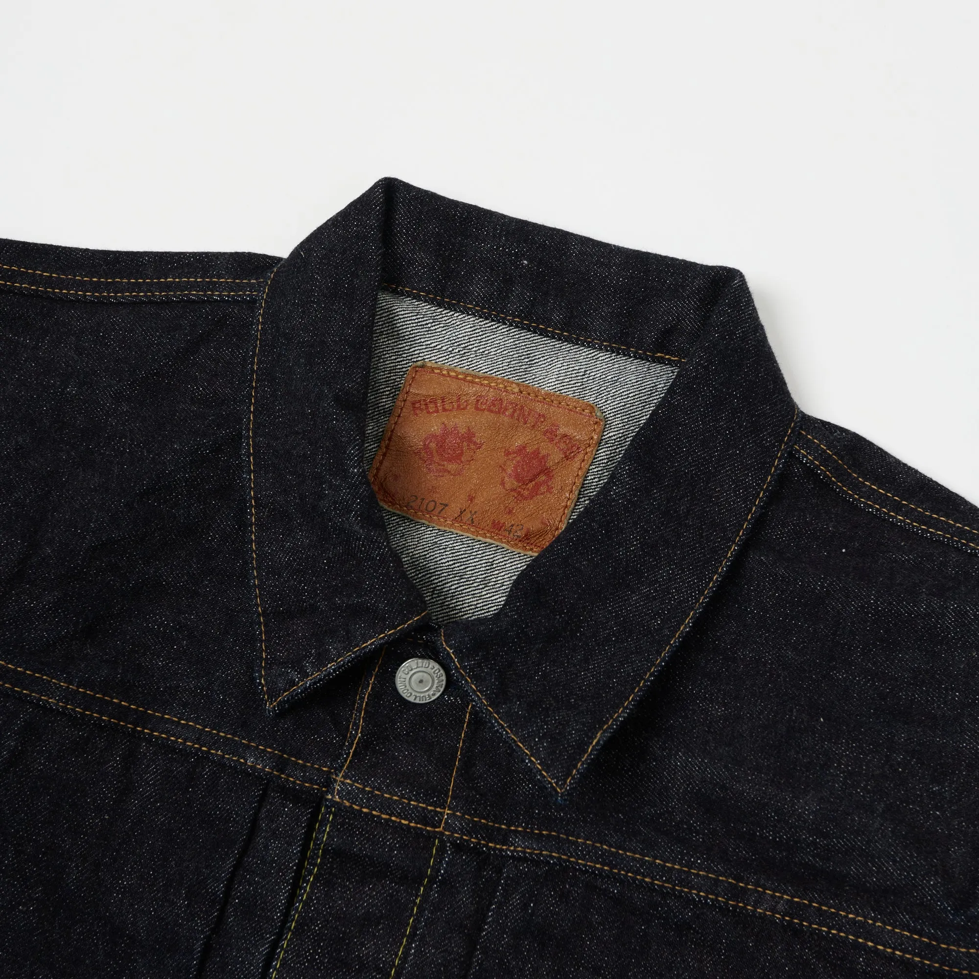 Full Count 2107XXW 15.5oz Type I Denim Jacket - One Wash