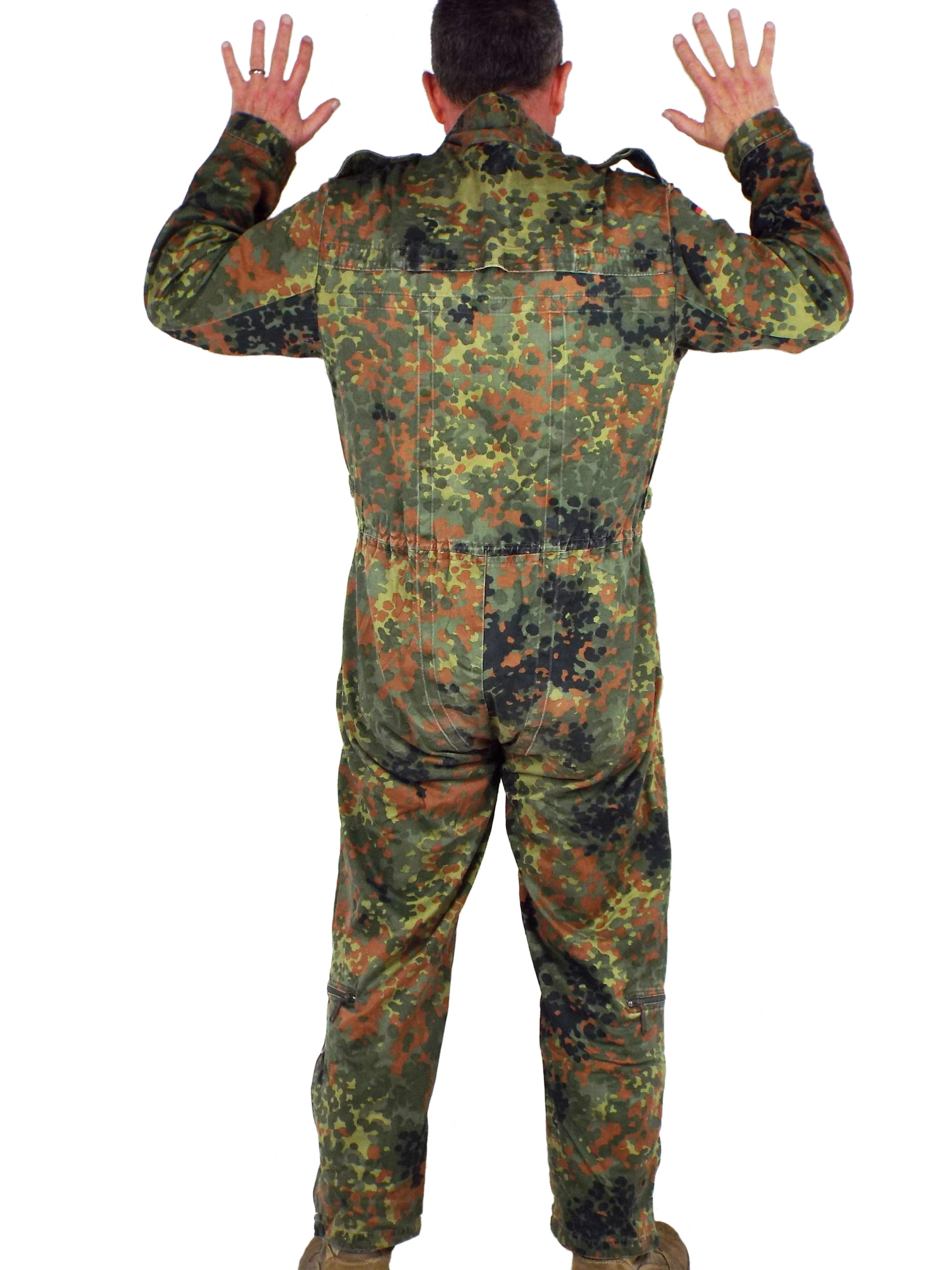 German Armoured Fighting Vehicle Tank Suit / coveralls - Flecktarn camo