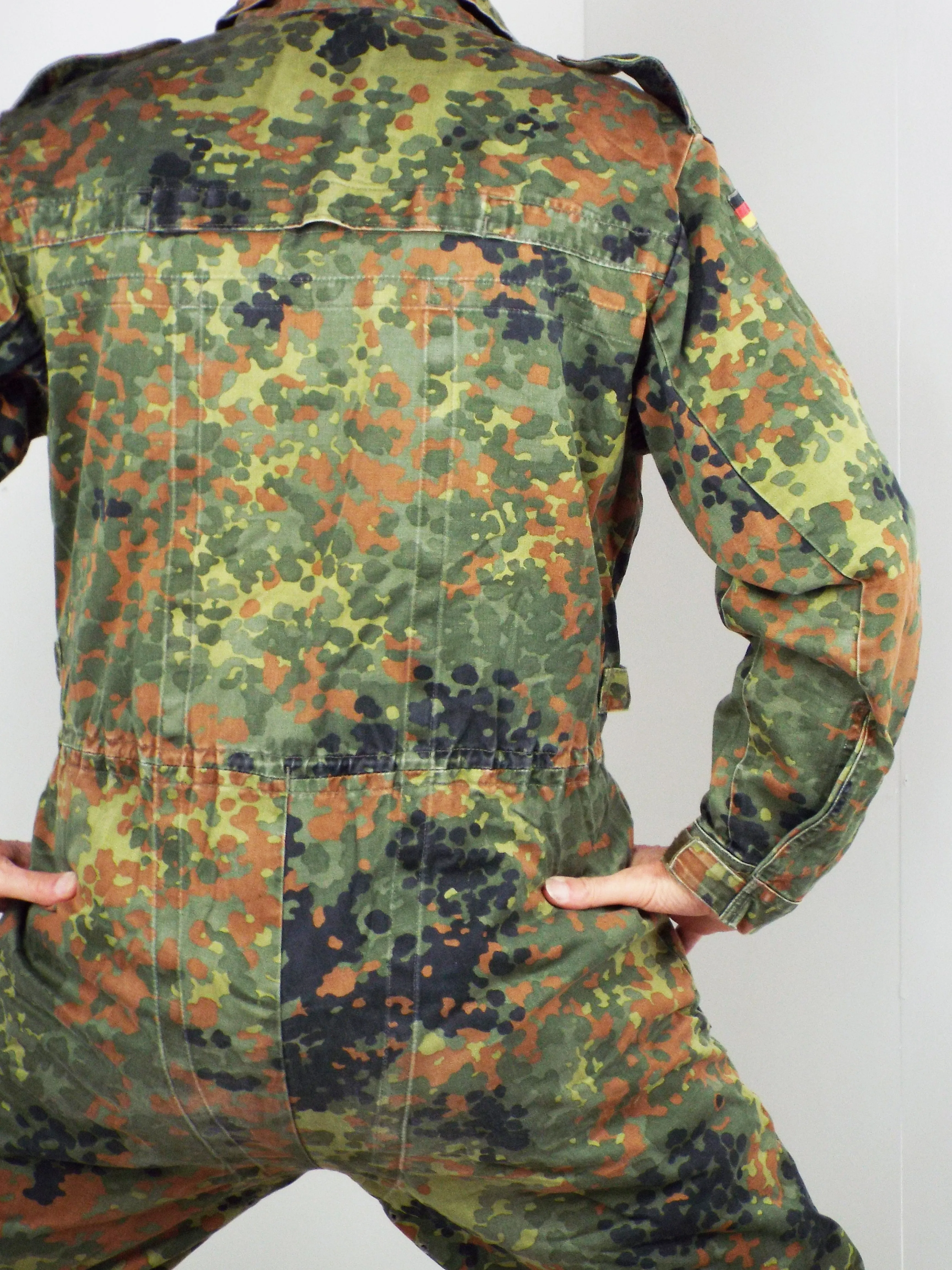 German Armoured Fighting Vehicle Tank Suit / coveralls - Flecktarn camo