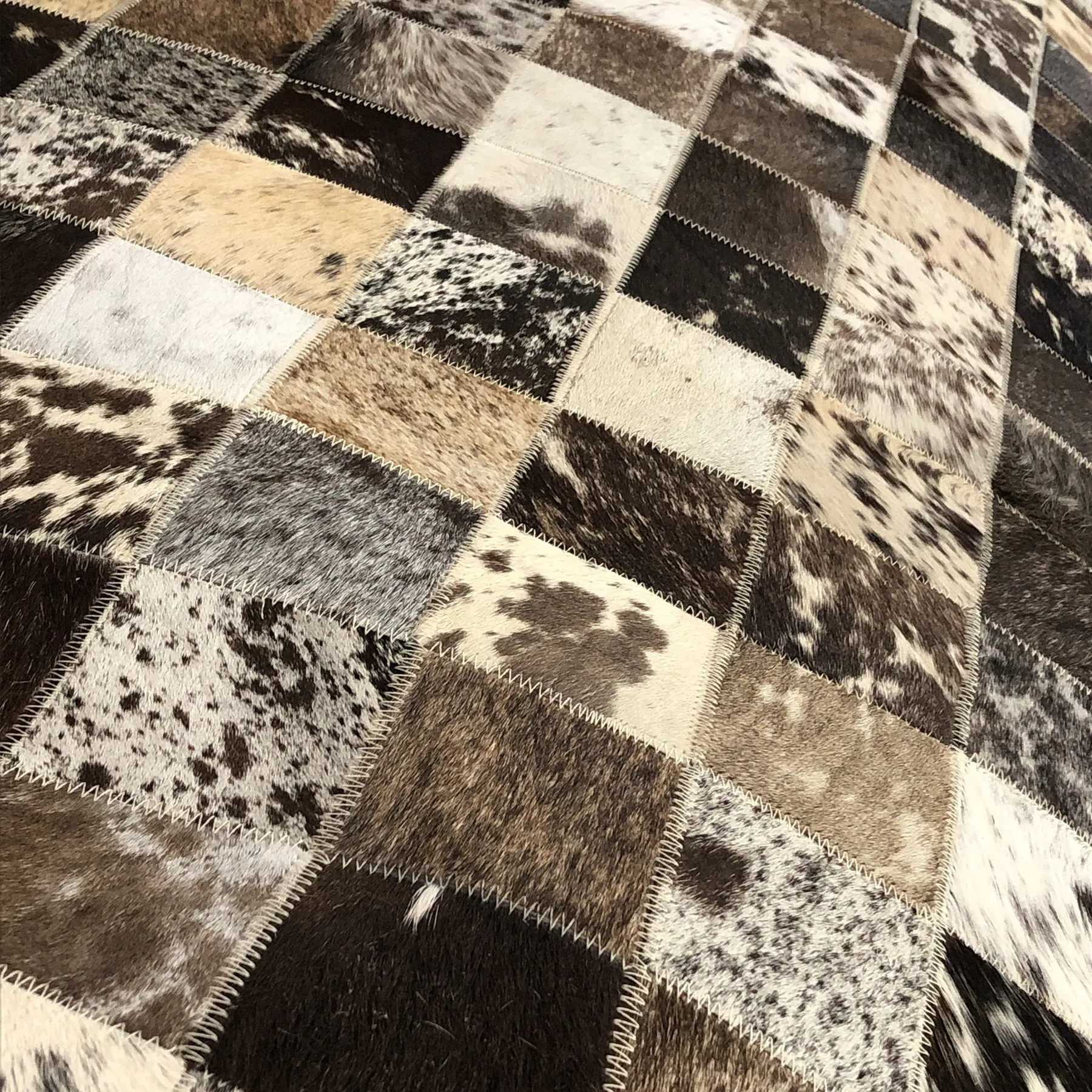 Hand Crafted Leather Rug 6' 10" x 9' 10"