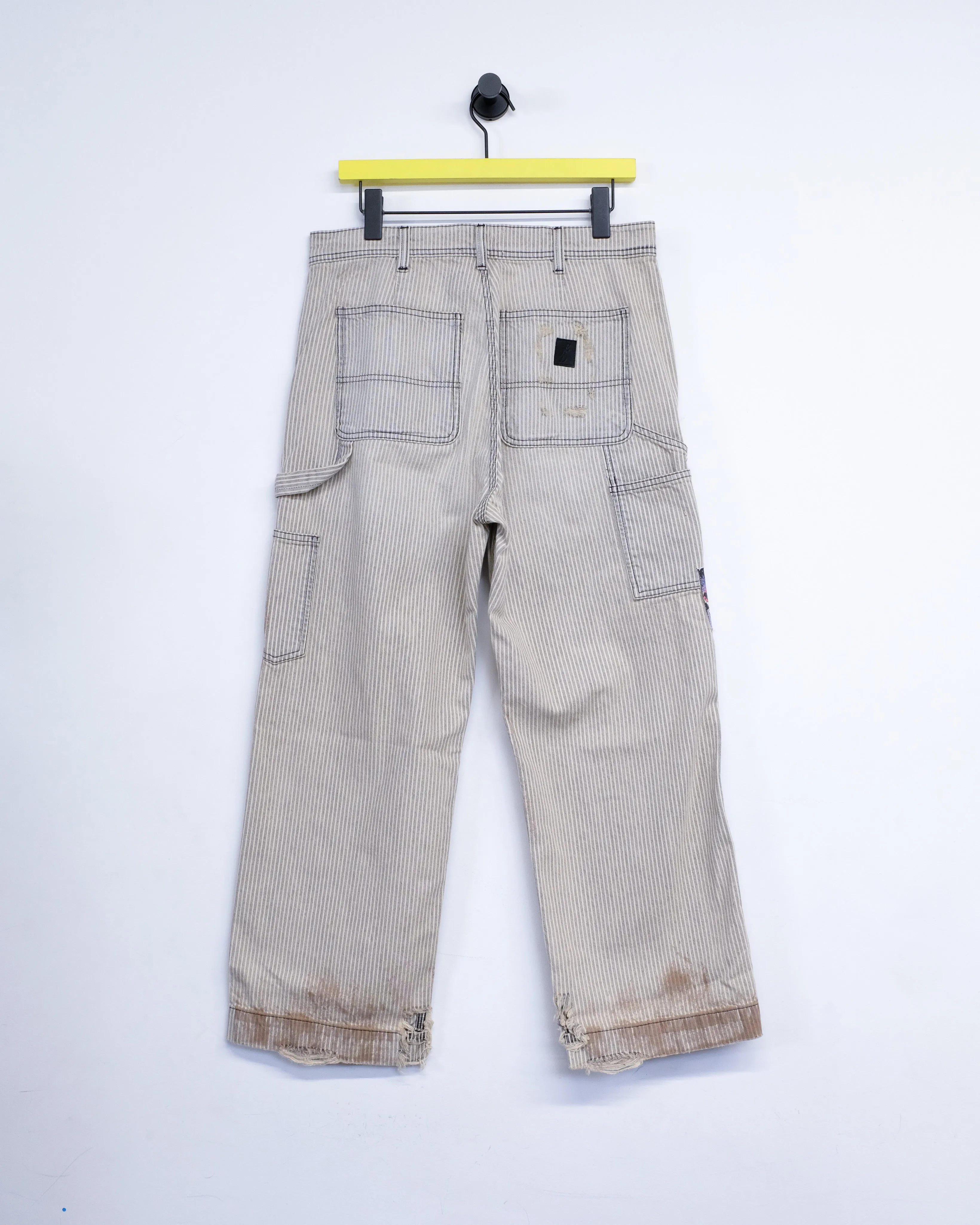 Hickory Stripe Shuji Version Paint Pants