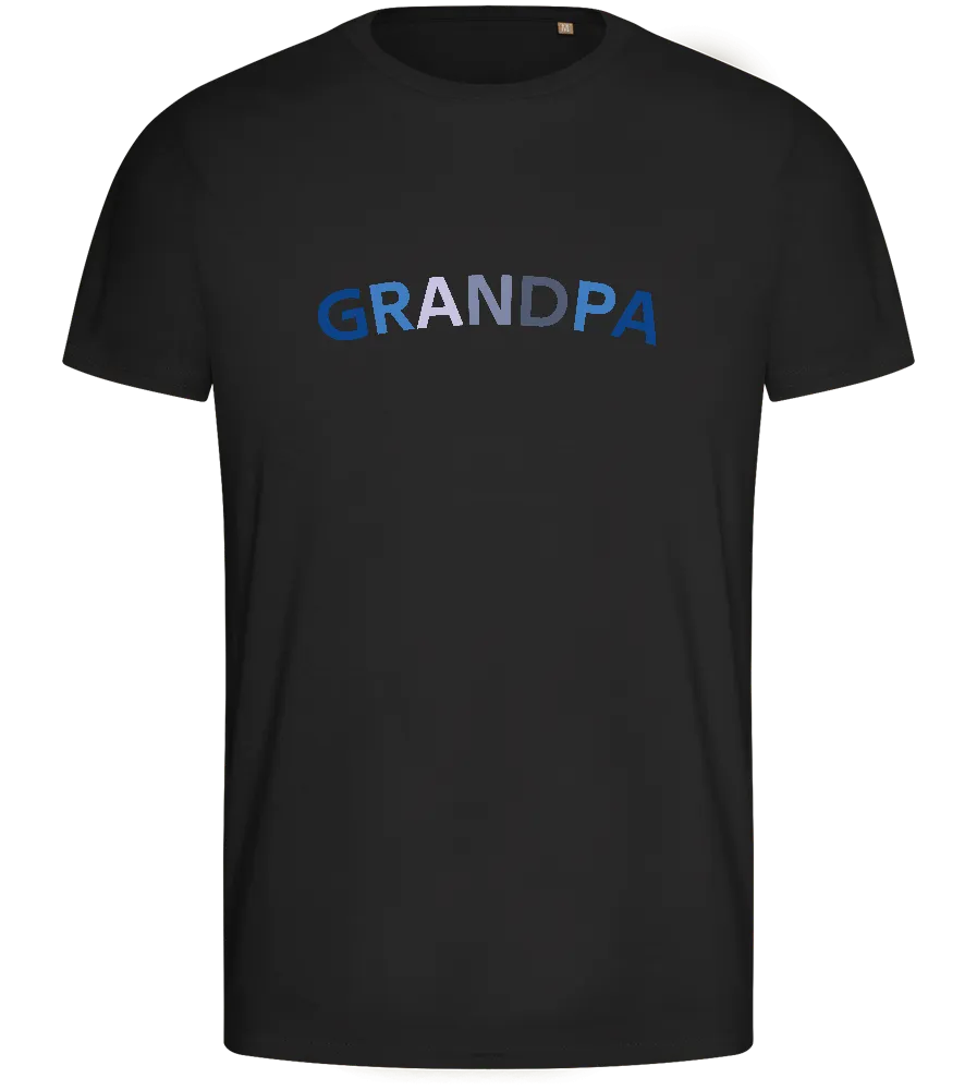 It's Grandpa Design - Basic men's fitted t-shirt