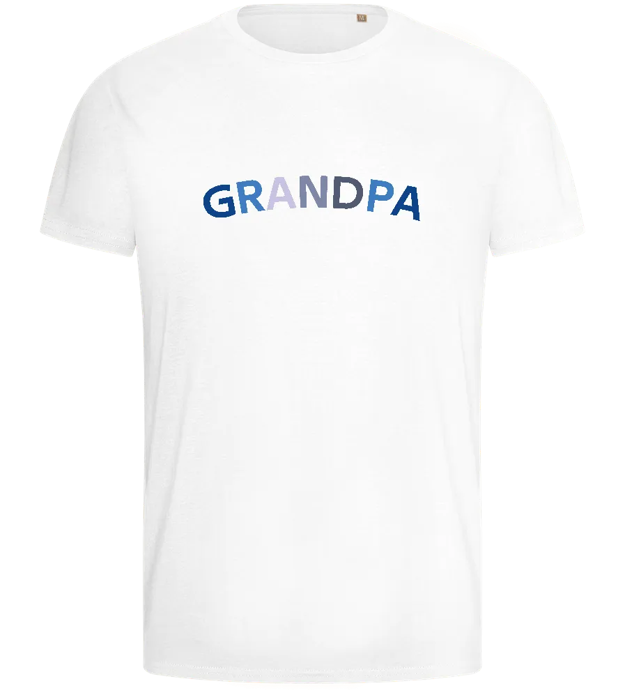 It's Grandpa Design - Basic men's fitted t-shirt