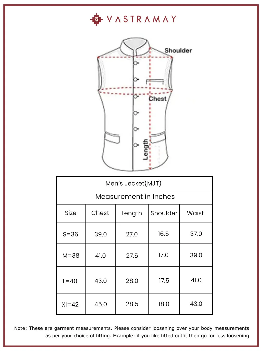 Jashvi Men’s Grey Nehru Jacket