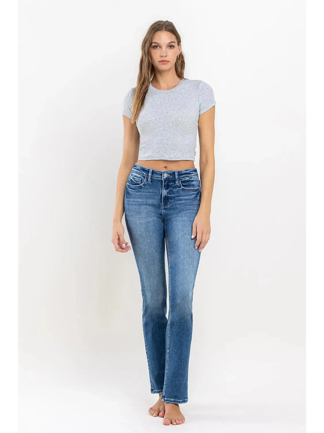 Jeanne Stretch Slim Straight