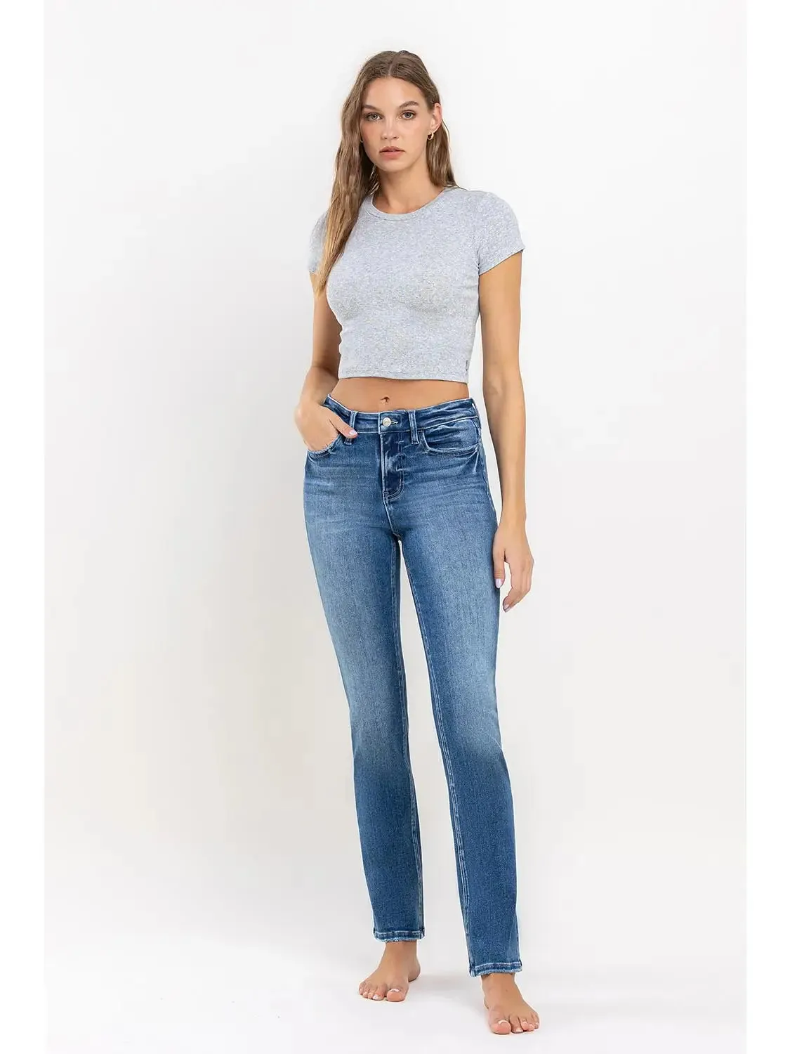 Jeanne Stretch Slim Straight