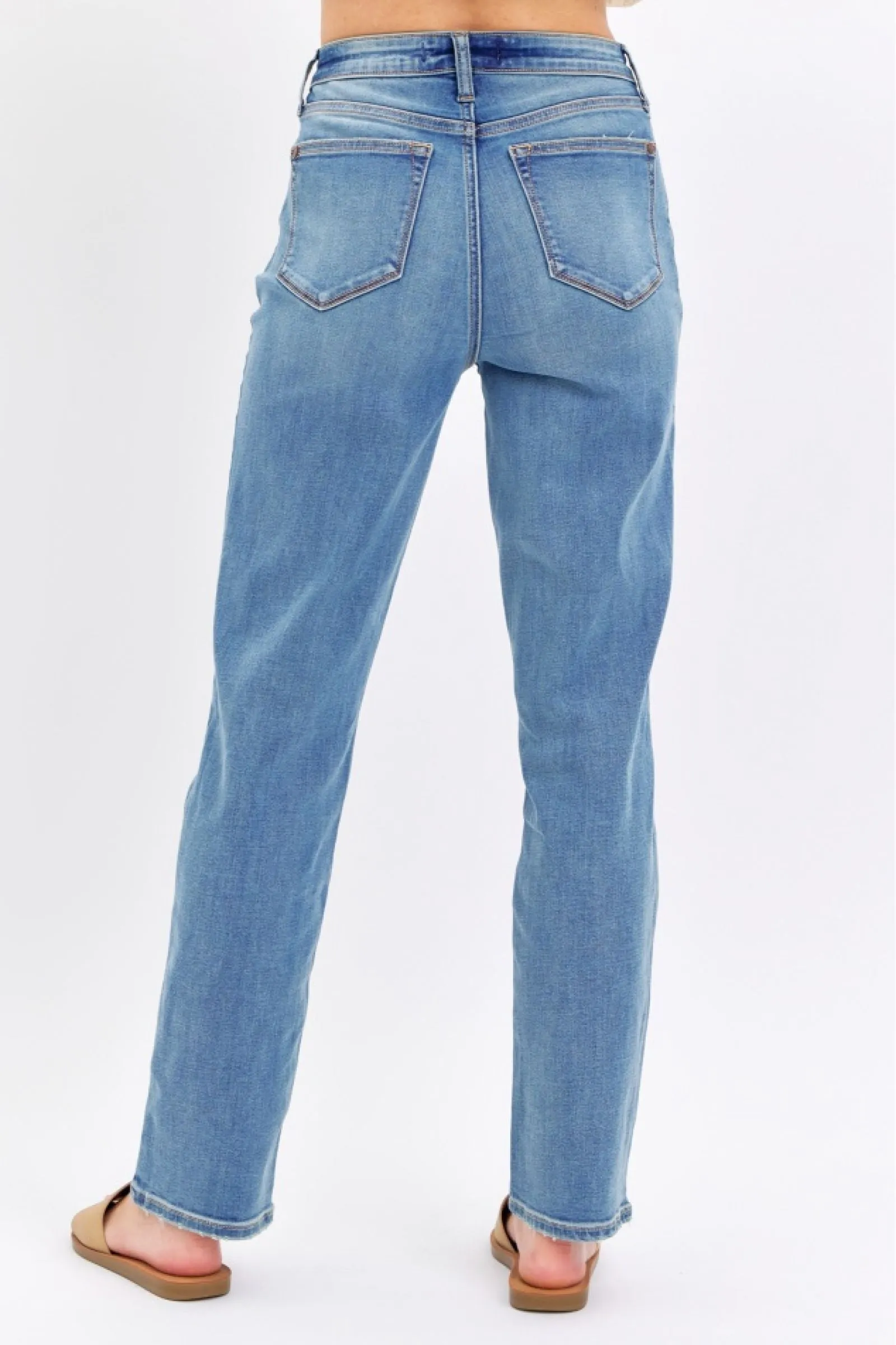 Judy Blue High Waist Straight Denim 8602