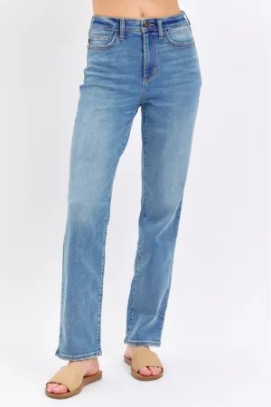 Judy Blue High Waist Straight Denim 8602