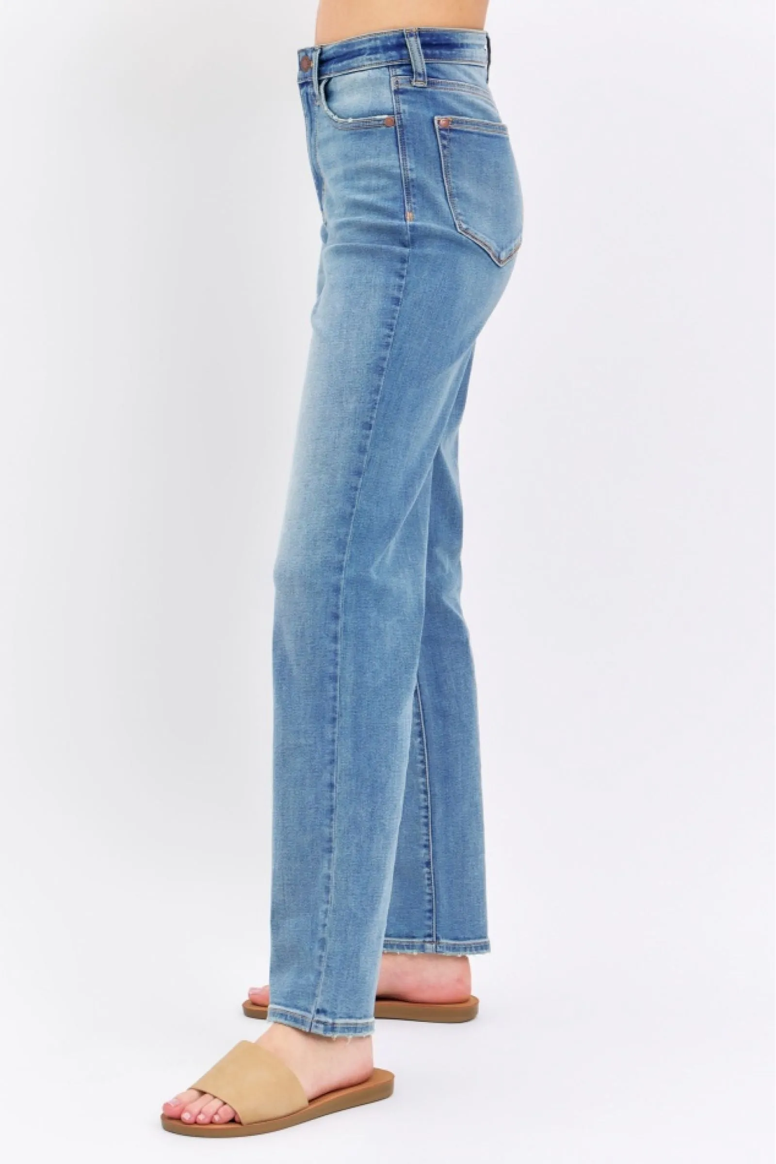 Judy Blue High Waist Straight Denim 8602