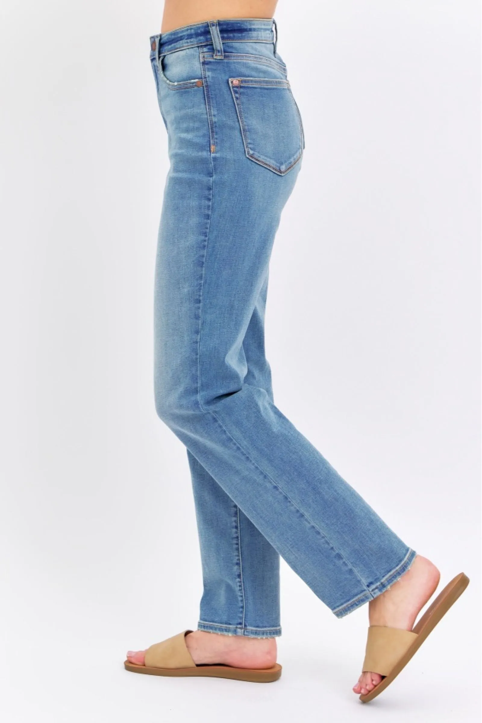 Judy Blue High Waist Straight Denim 8602