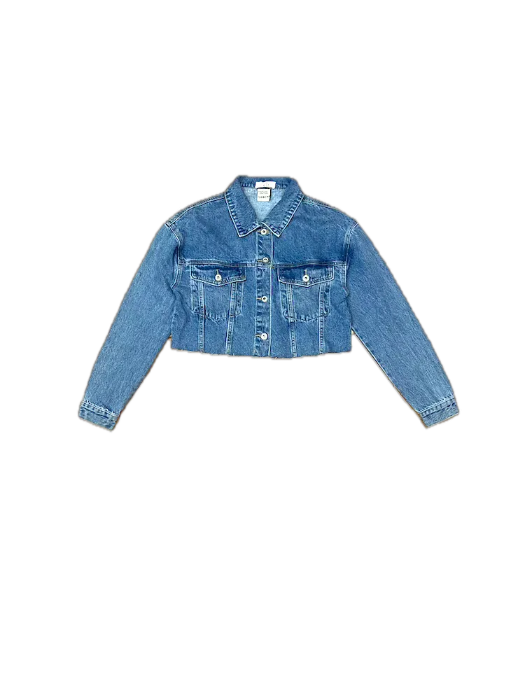 Le îls blue denim short jacket