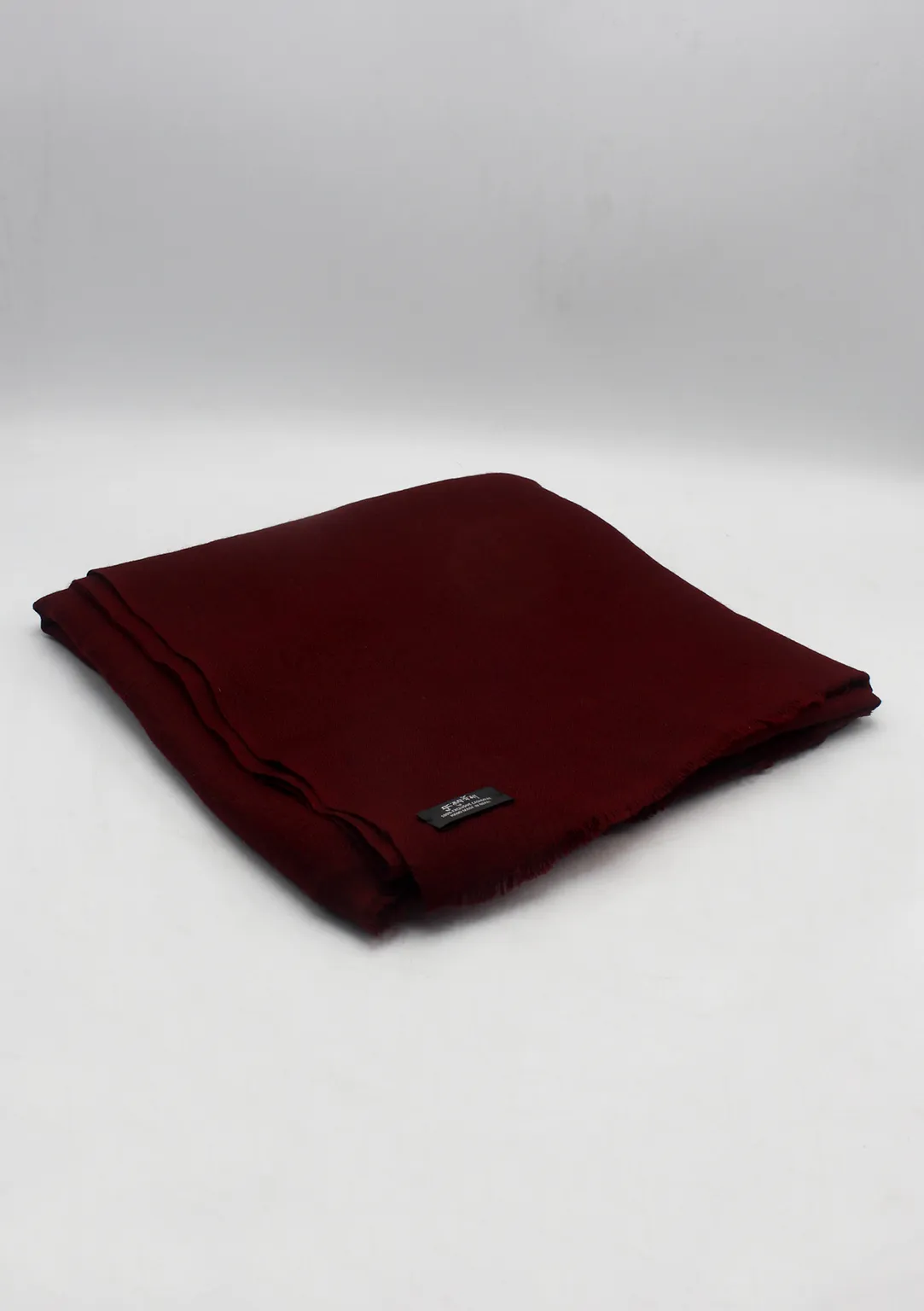 Monk Red  Maroon Cashmere  Large  Shawl