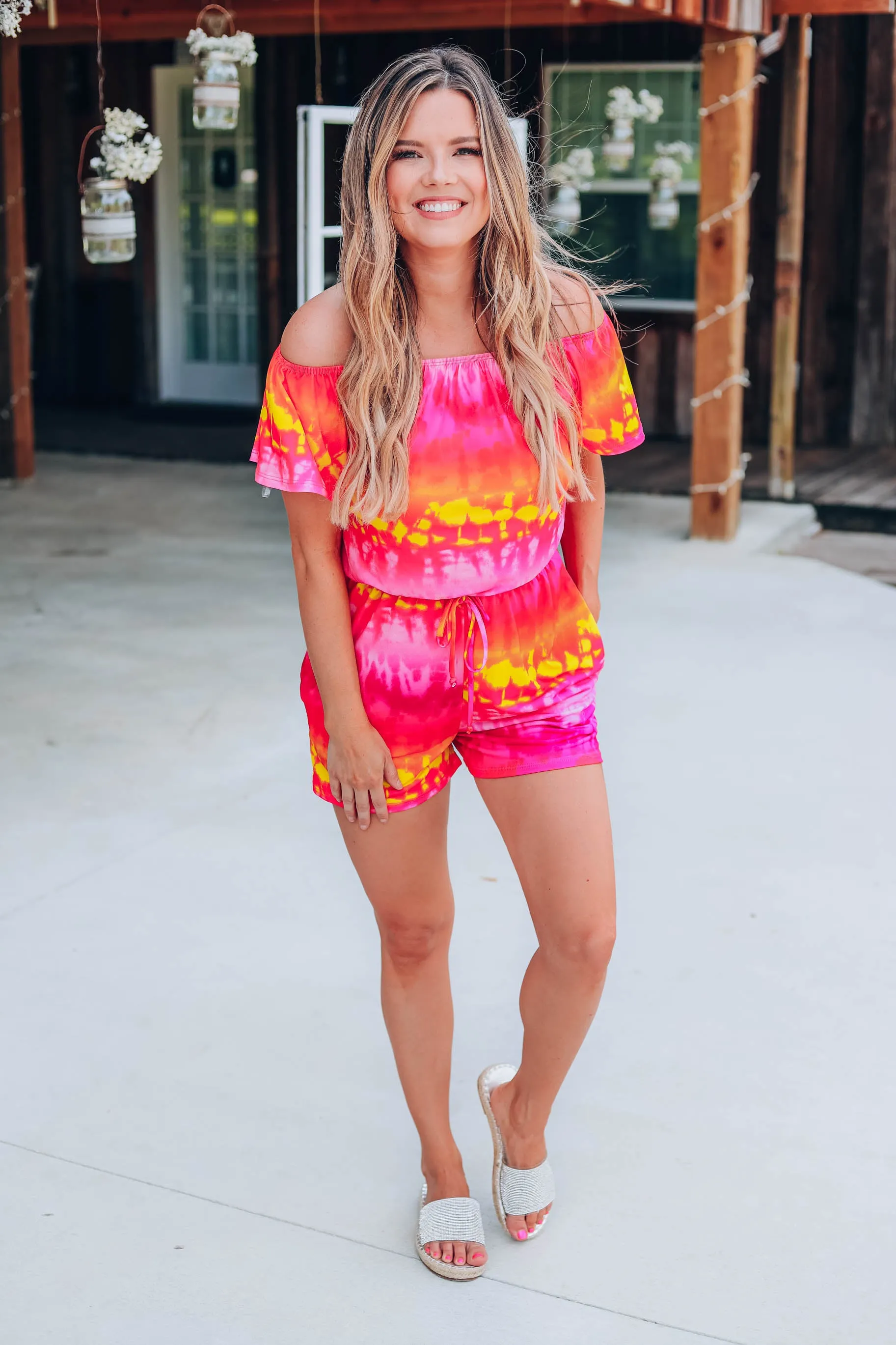 Morning Sky Tie Dye Romper