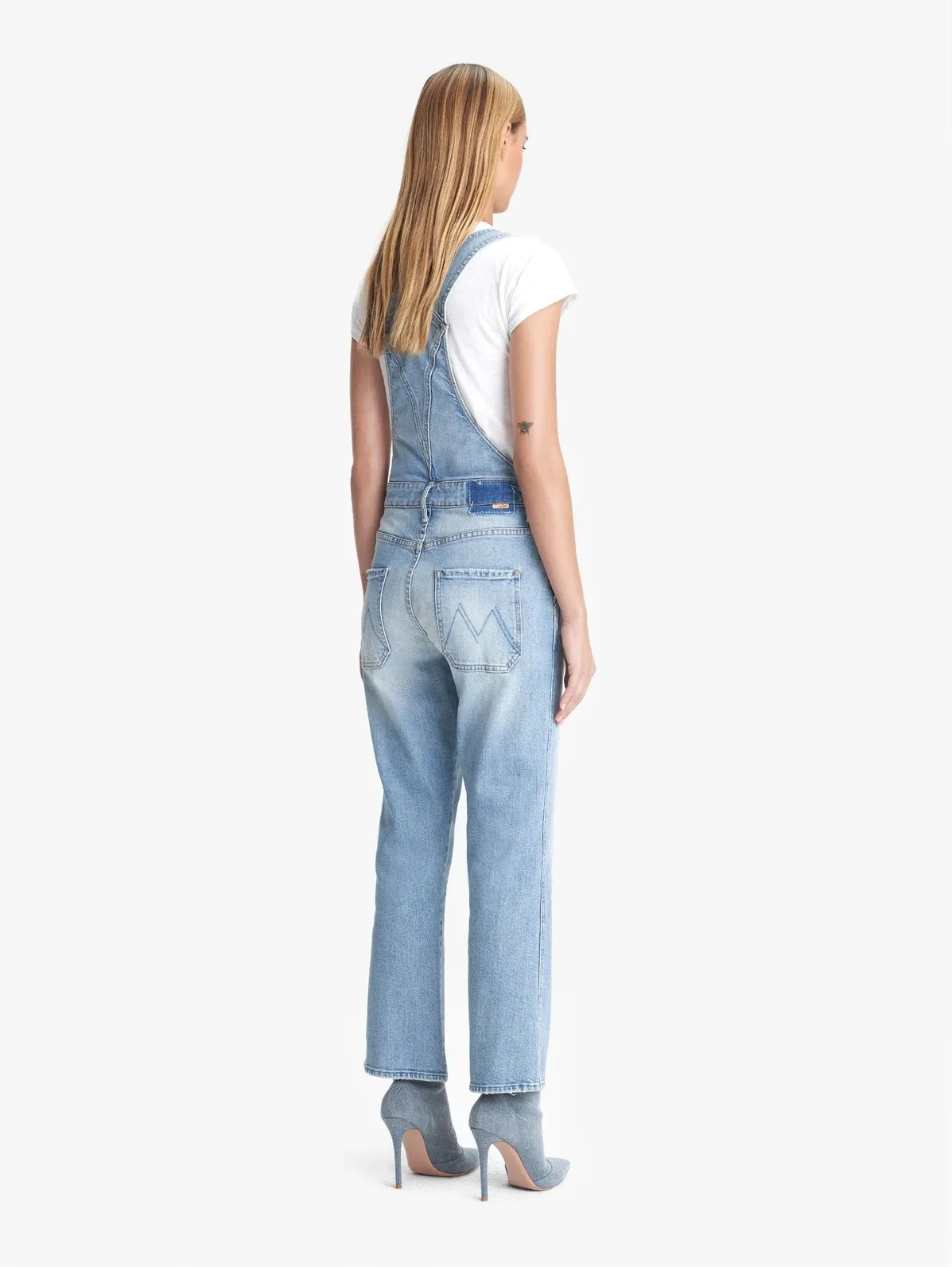 Mother Denim - The Tripper Overall Ankle in I Confess Wash