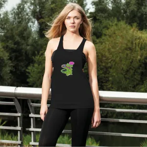 Munchies the Crocodile Women's Loose Racerback Tank Top