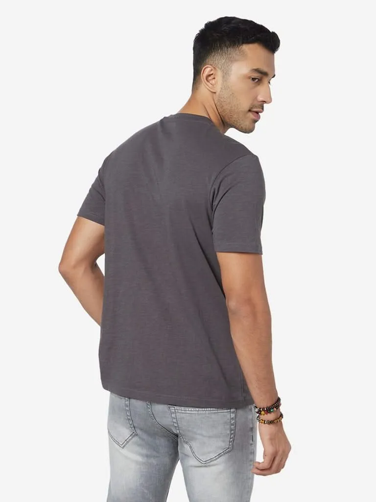 Nuon Charcoal Slim-Fit Cotton T-Shirt