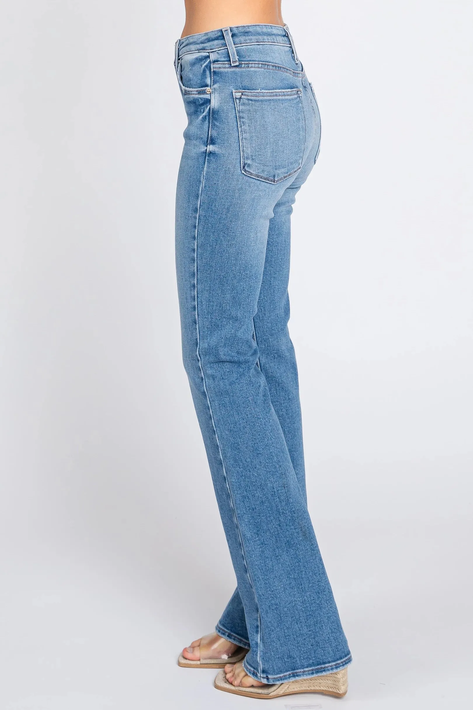 Palladium Medium Wash Boot Cut Jeans