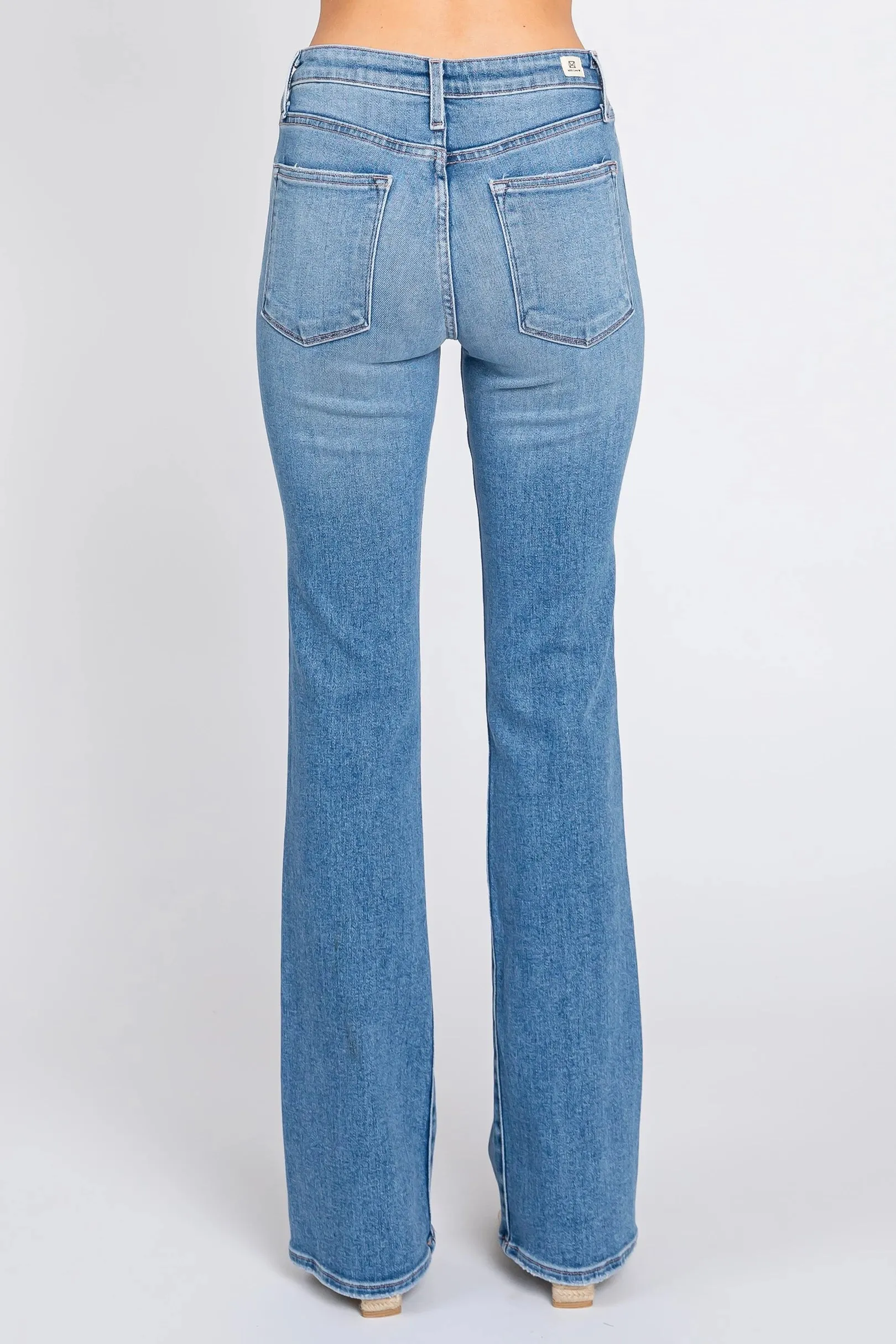 Palladium Medium Wash Boot Cut Jeans