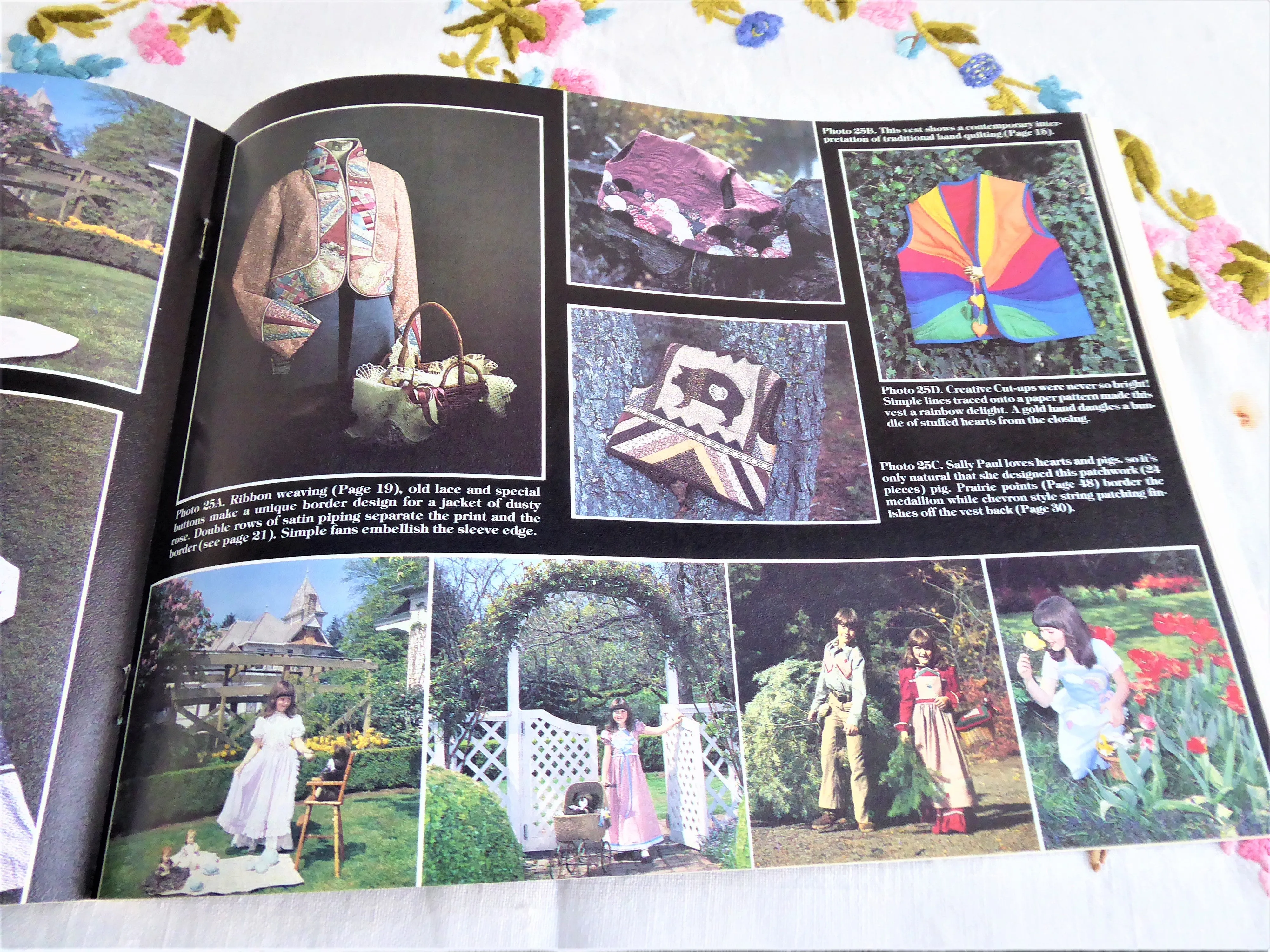 Patchwork Apparel Guide Book 1980s Quilting Embellishing Sewing Victorian Style