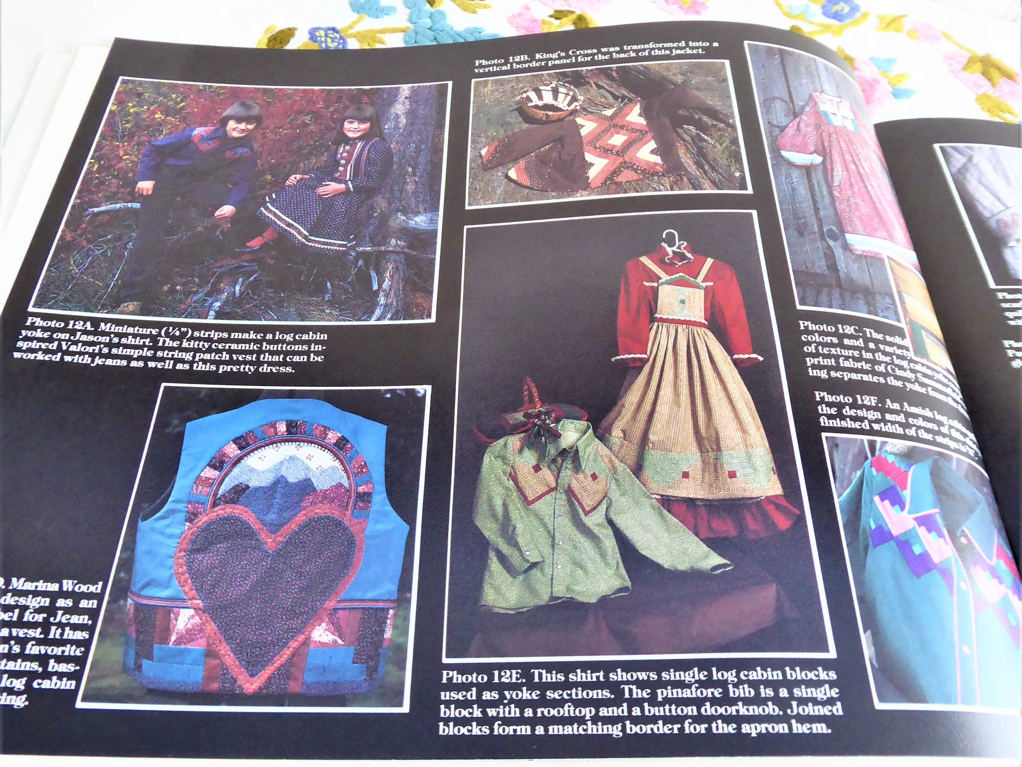 Patchwork Apparel Guide Book 1980s Quilting Embellishing Sewing Victorian Style