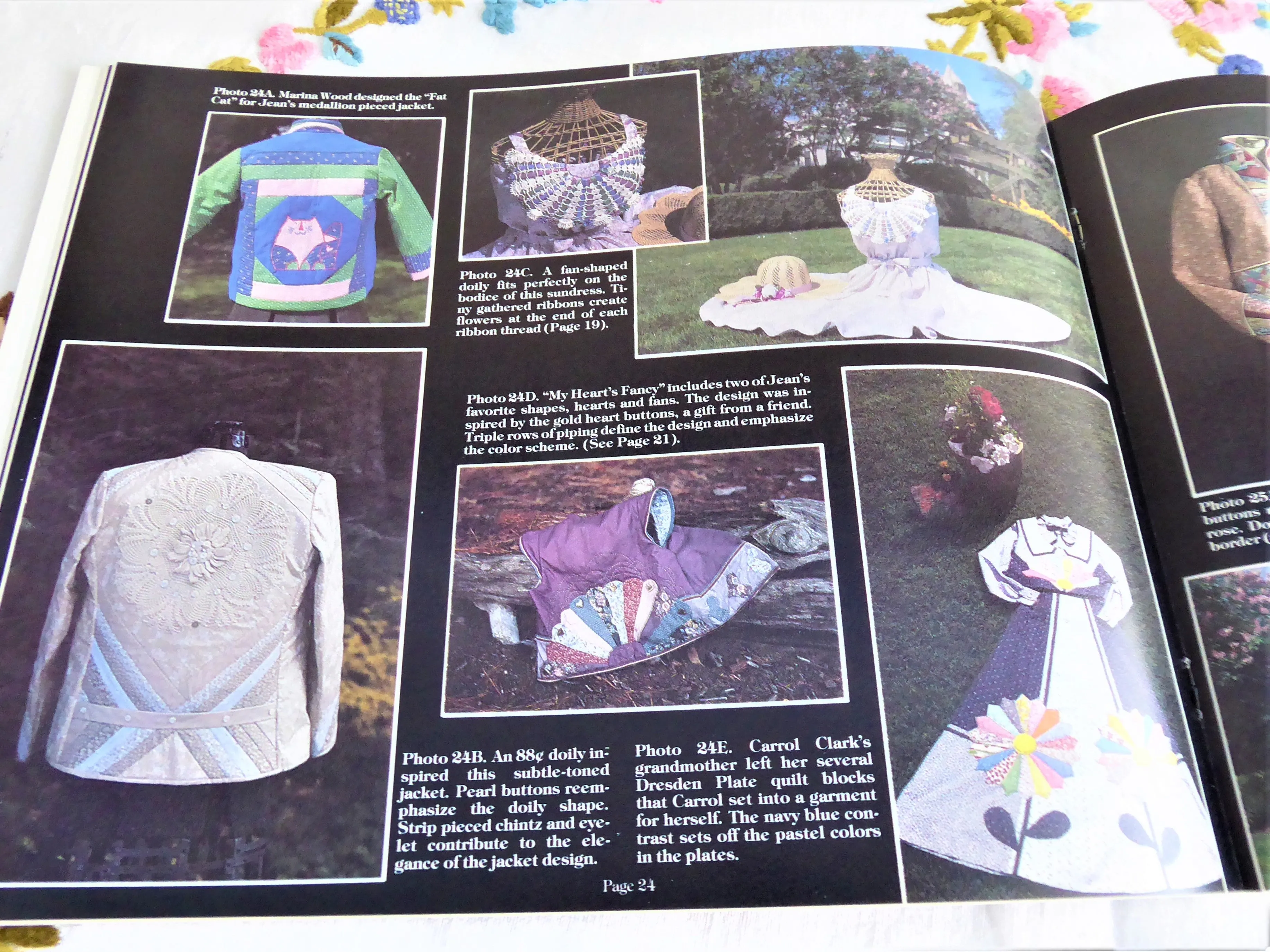 Patchwork Apparel Guide Book 1980s Quilting Embellishing Sewing Victorian Style