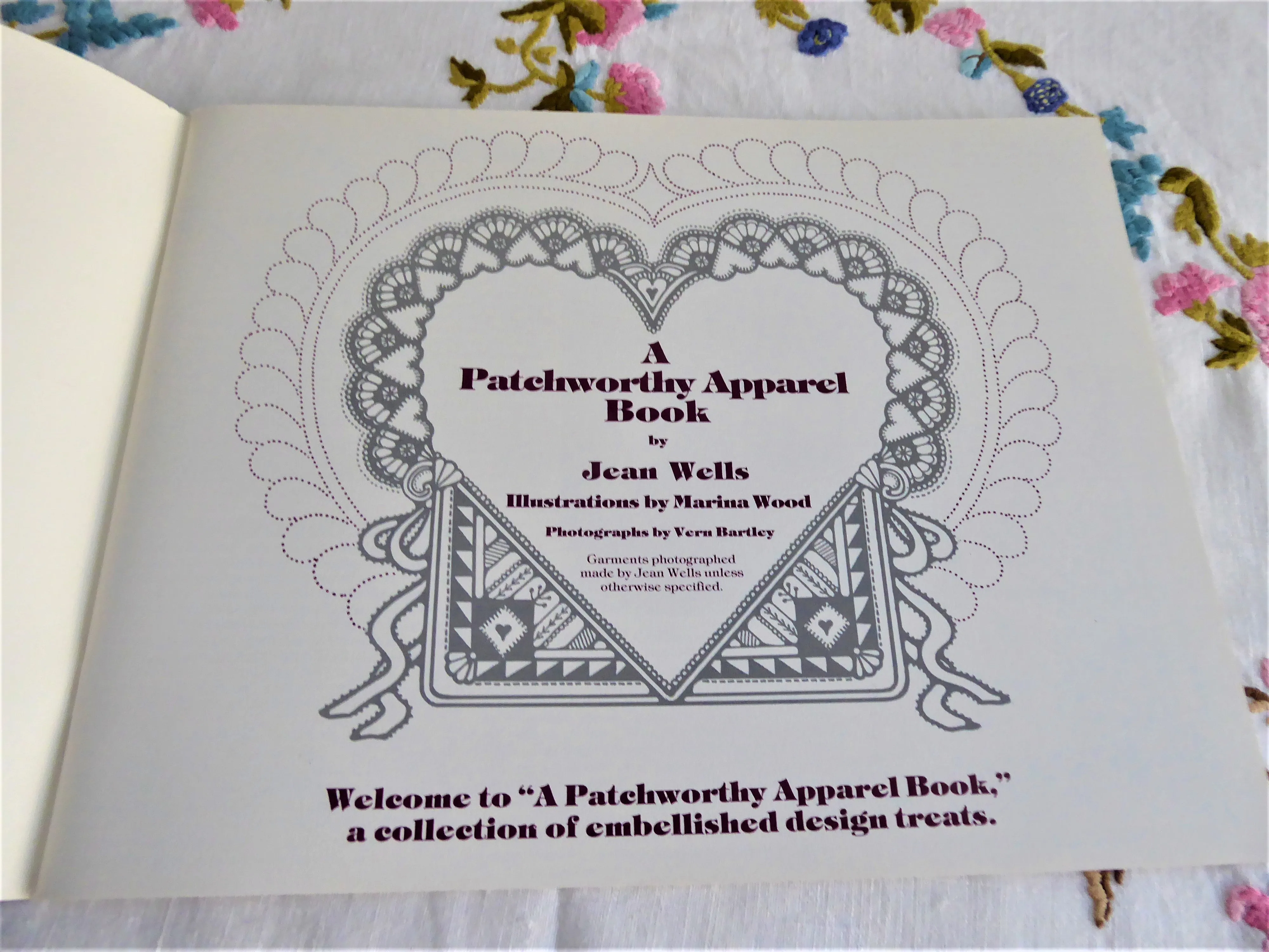 Patchwork Apparel Guide Book 1980s Quilting Embellishing Sewing Victorian Style