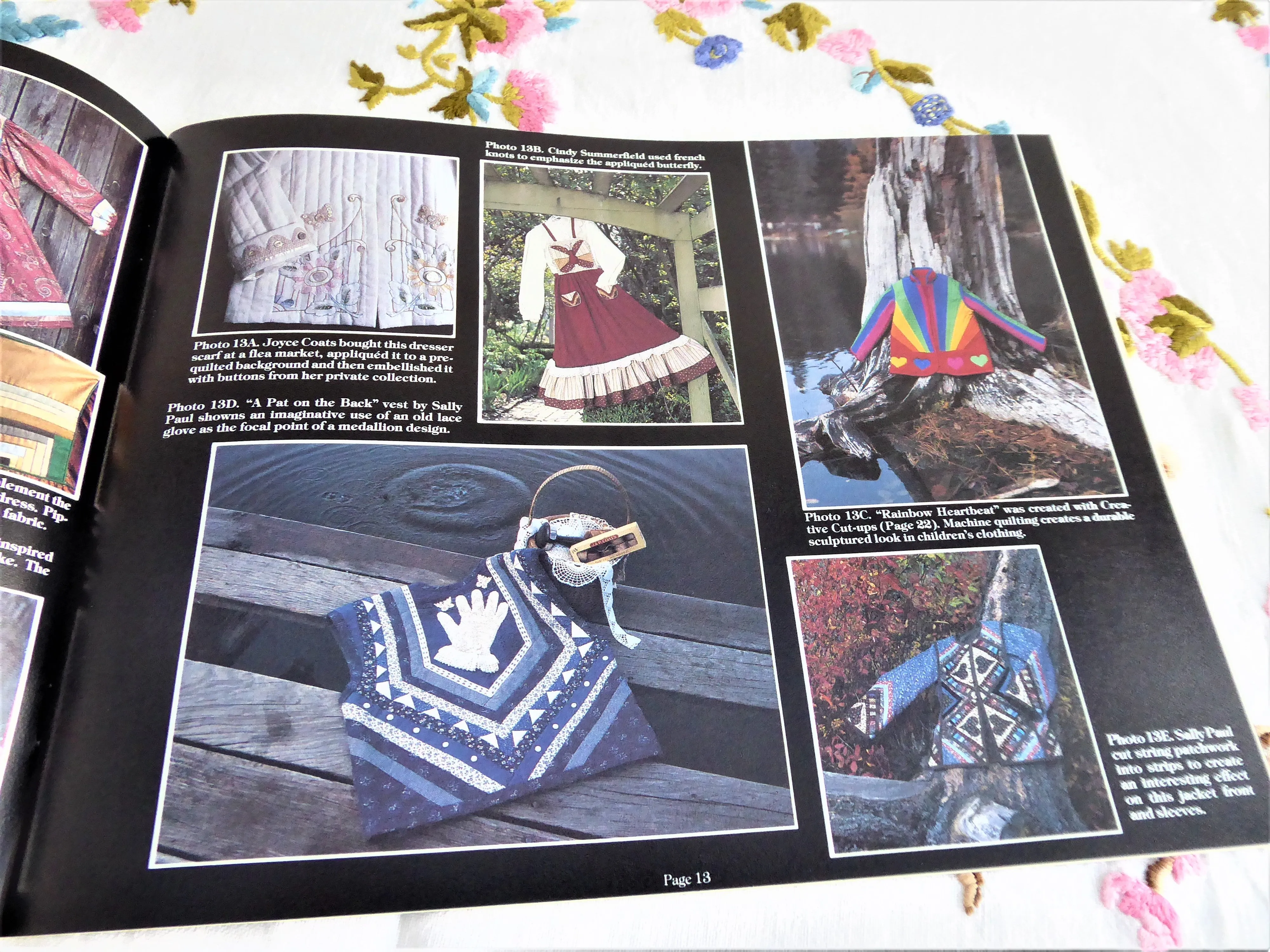 Patchwork Apparel Guide Book 1980s Quilting Embellishing Sewing Victorian Style