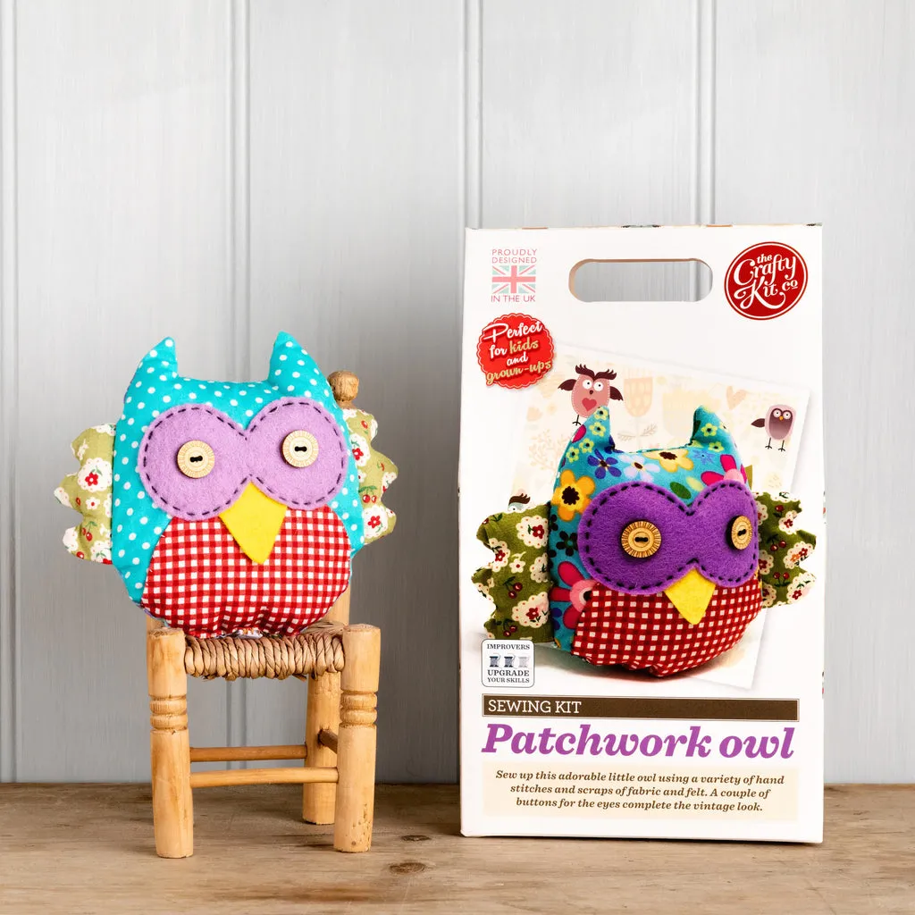 Patchwork Owl Sewing Kit