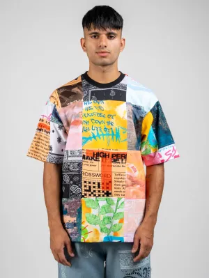 Print Patchwork T-shirt