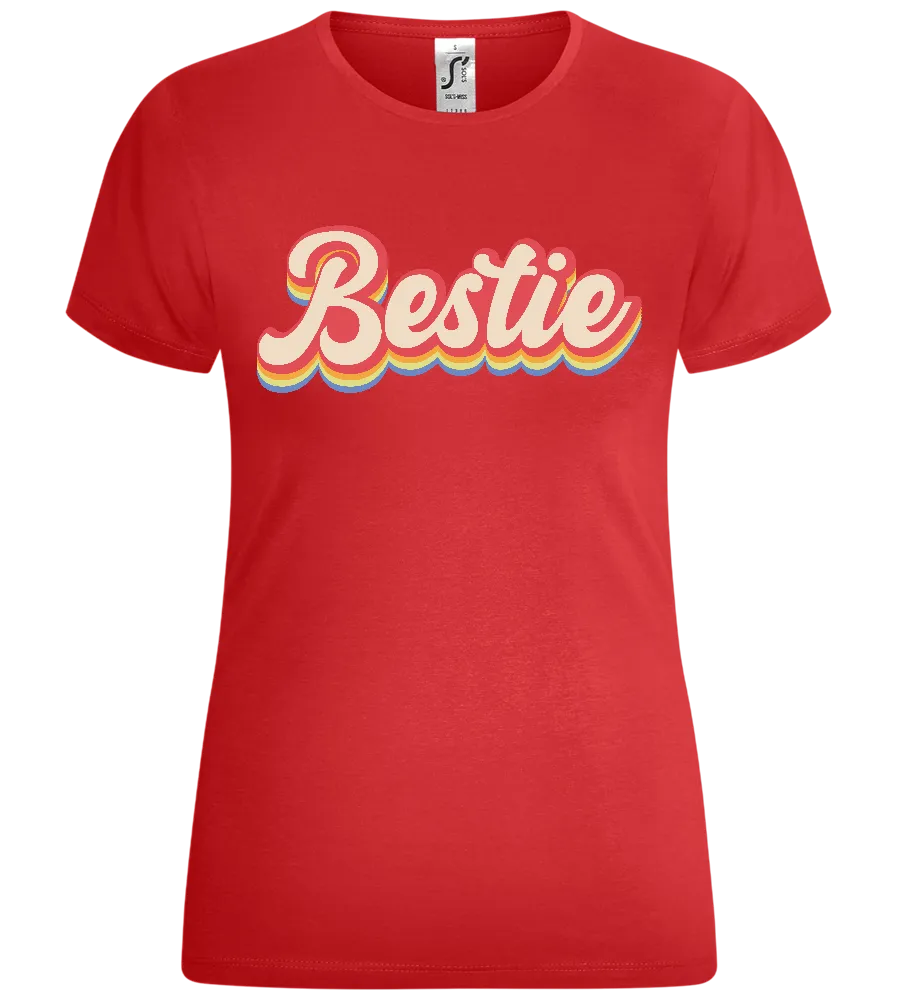 Retro Bestie Design - Comfort women's t-shirt