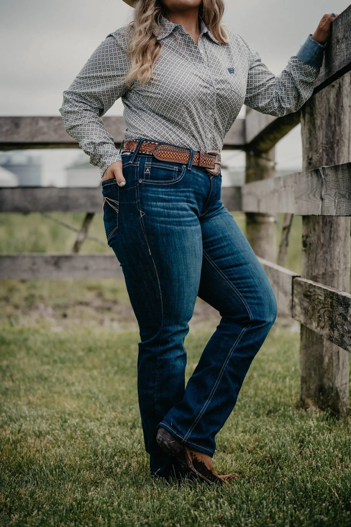 'Romana' Mid Rise Straight Jean by Ariat (Sizes 24-34)